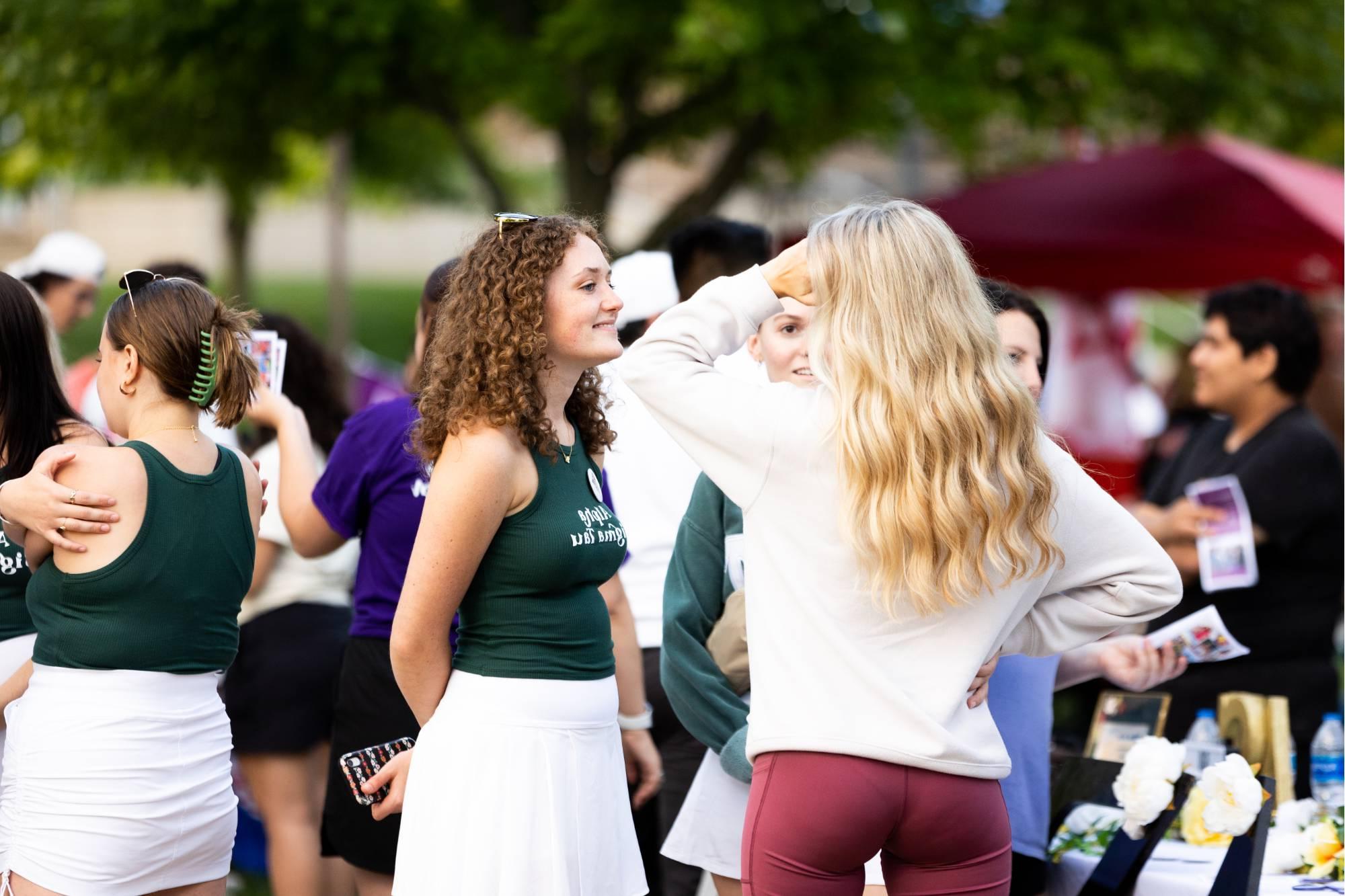 Members of the FSL Community at the Greek Block Party